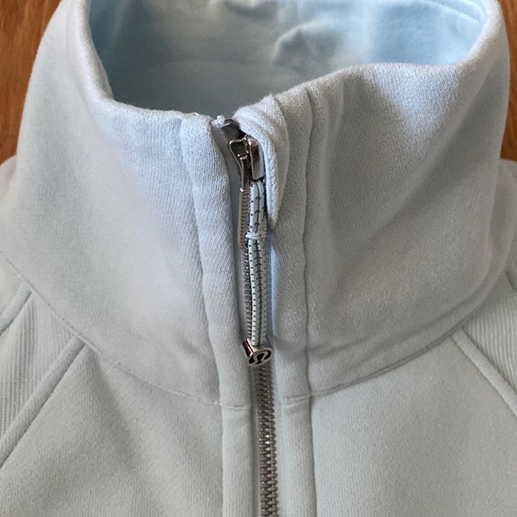 ❤️ Lululemon Scuba Oversized Funnel Neck in Powder Blue Size XS/S NWT - Picture 3 of 13